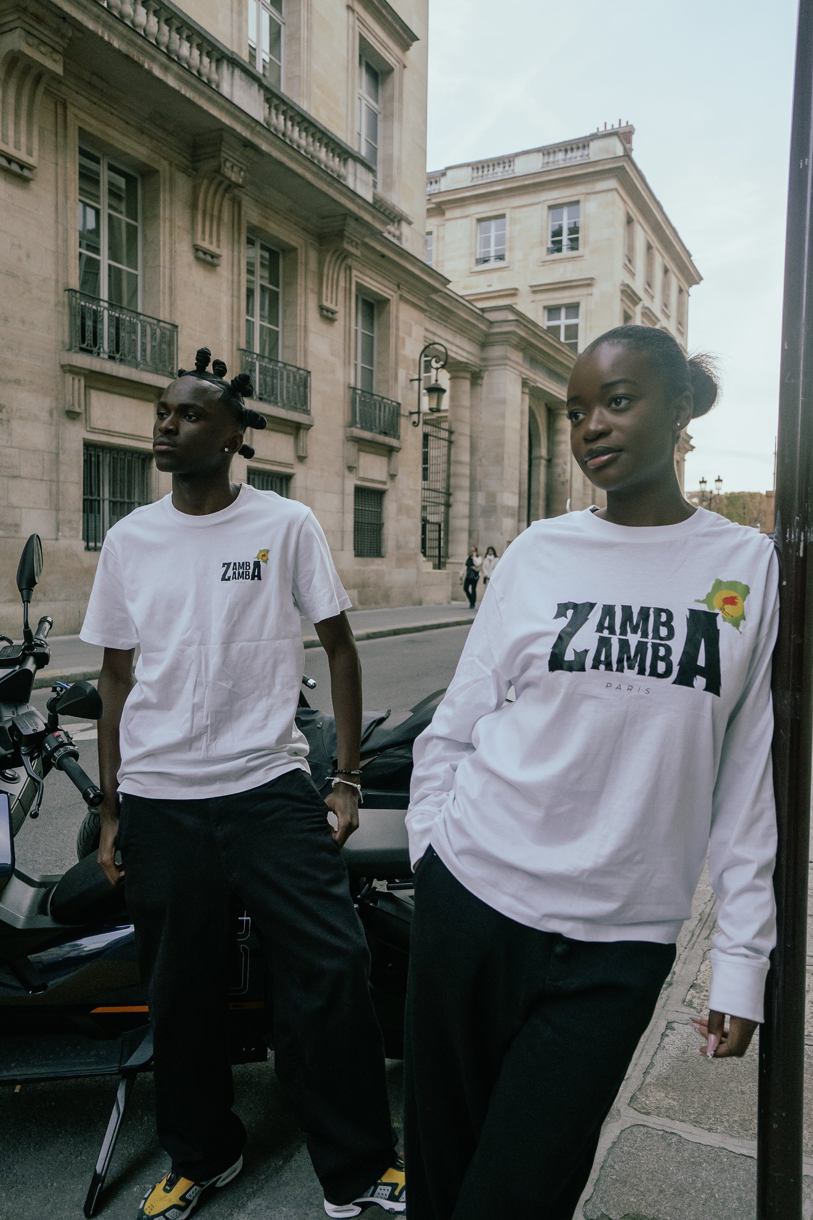 T-shirt Zamba Mémoire (Blanc)