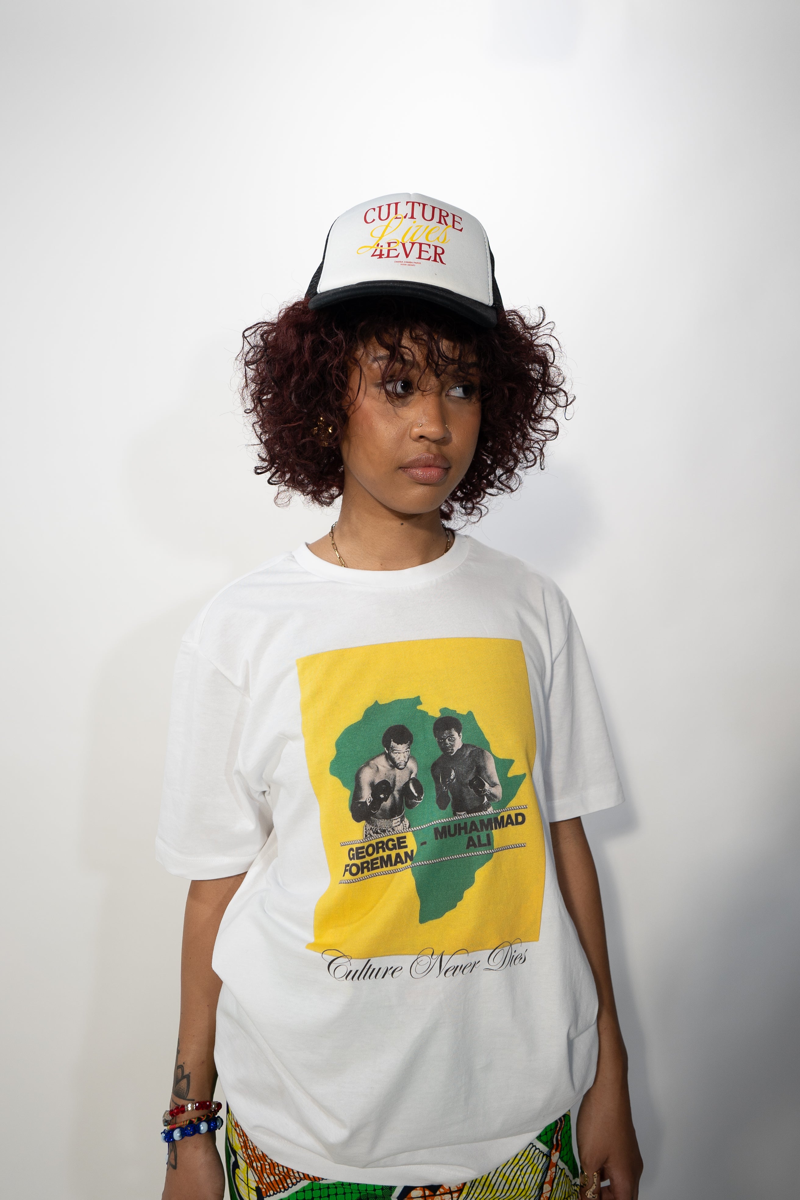 T-shirt Blanc « Rambo in the Jungle »