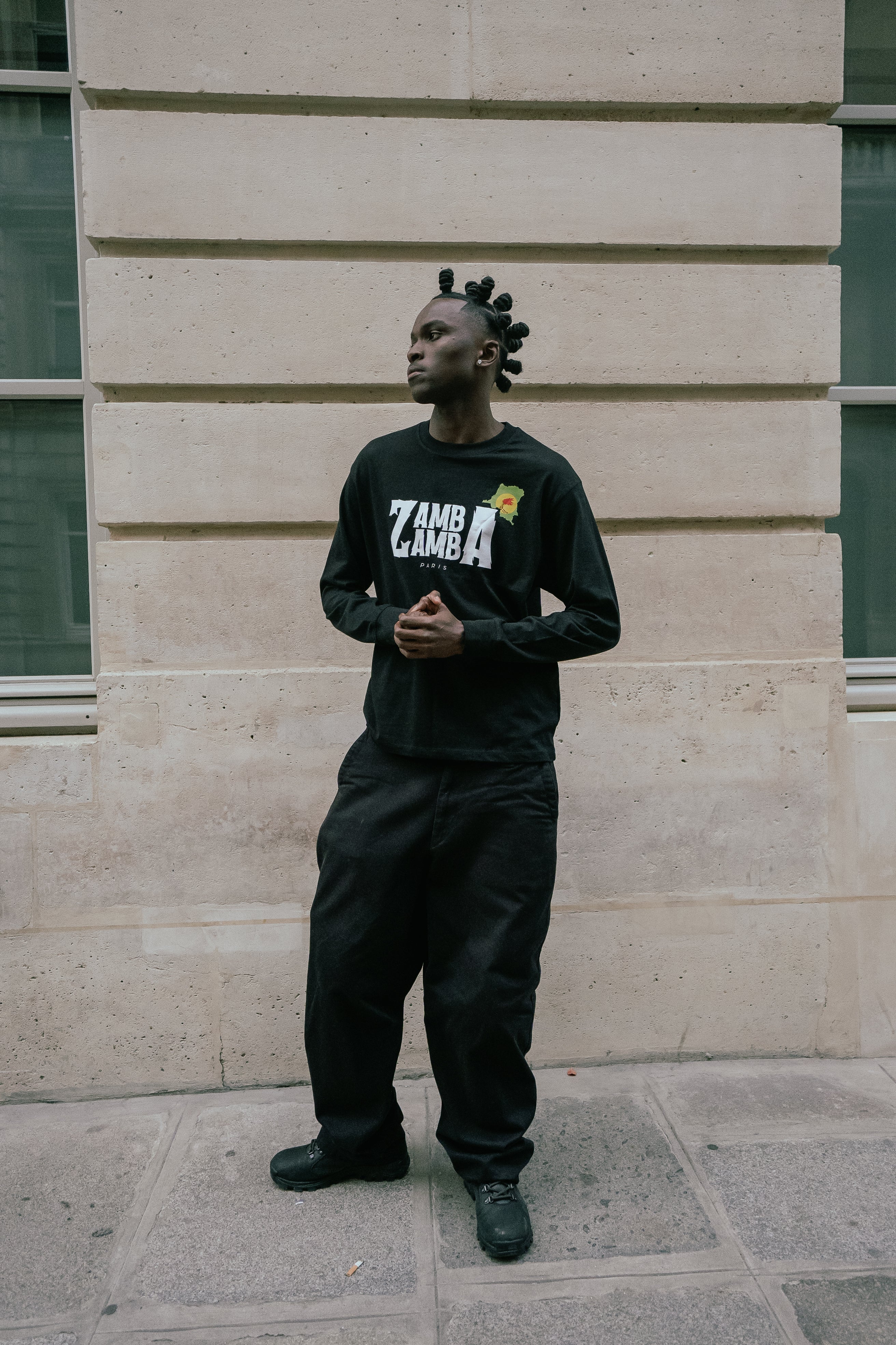 Long Sleeve Zamba Héritage (Noir)