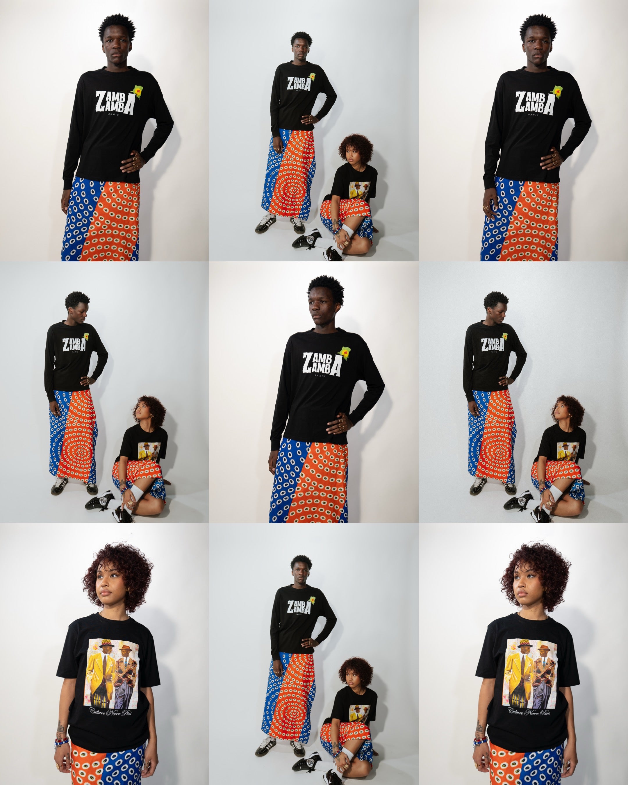 Long Sleeve Zamba Héritage (Noir)