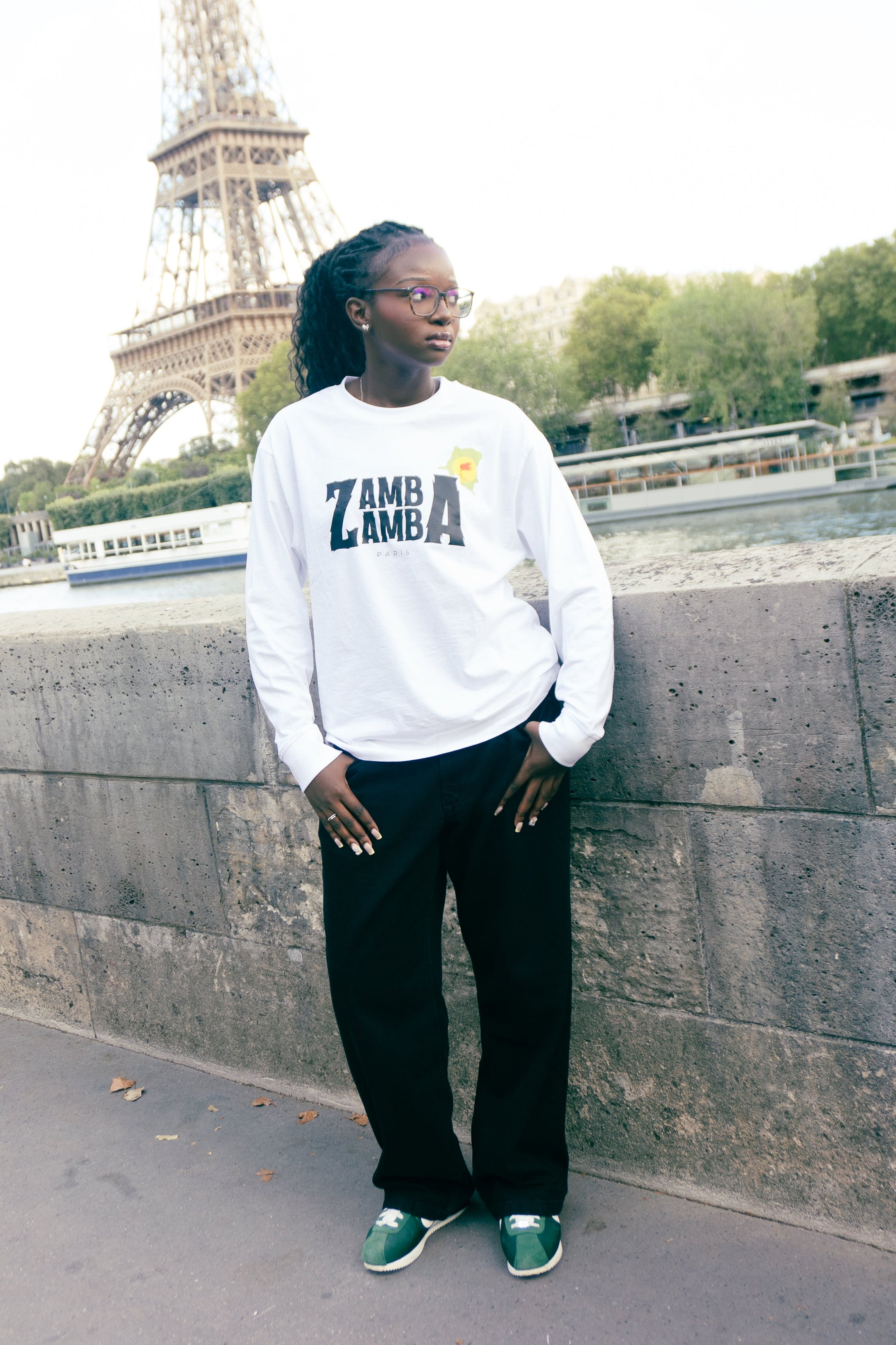 Long Sleeve Zamba Héritage (Blanc)