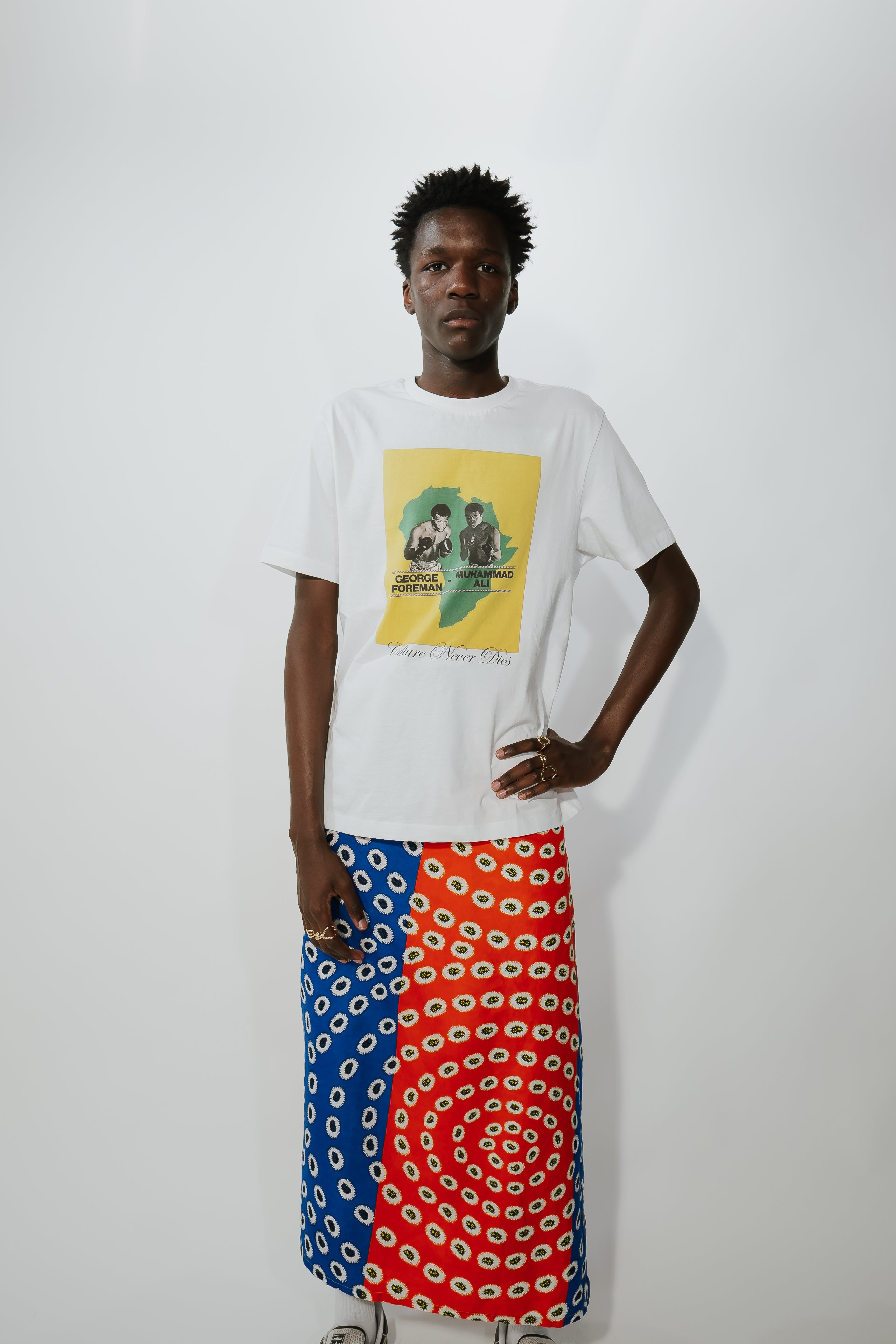 T-shirt Blanc « Rambo in the Jungle »