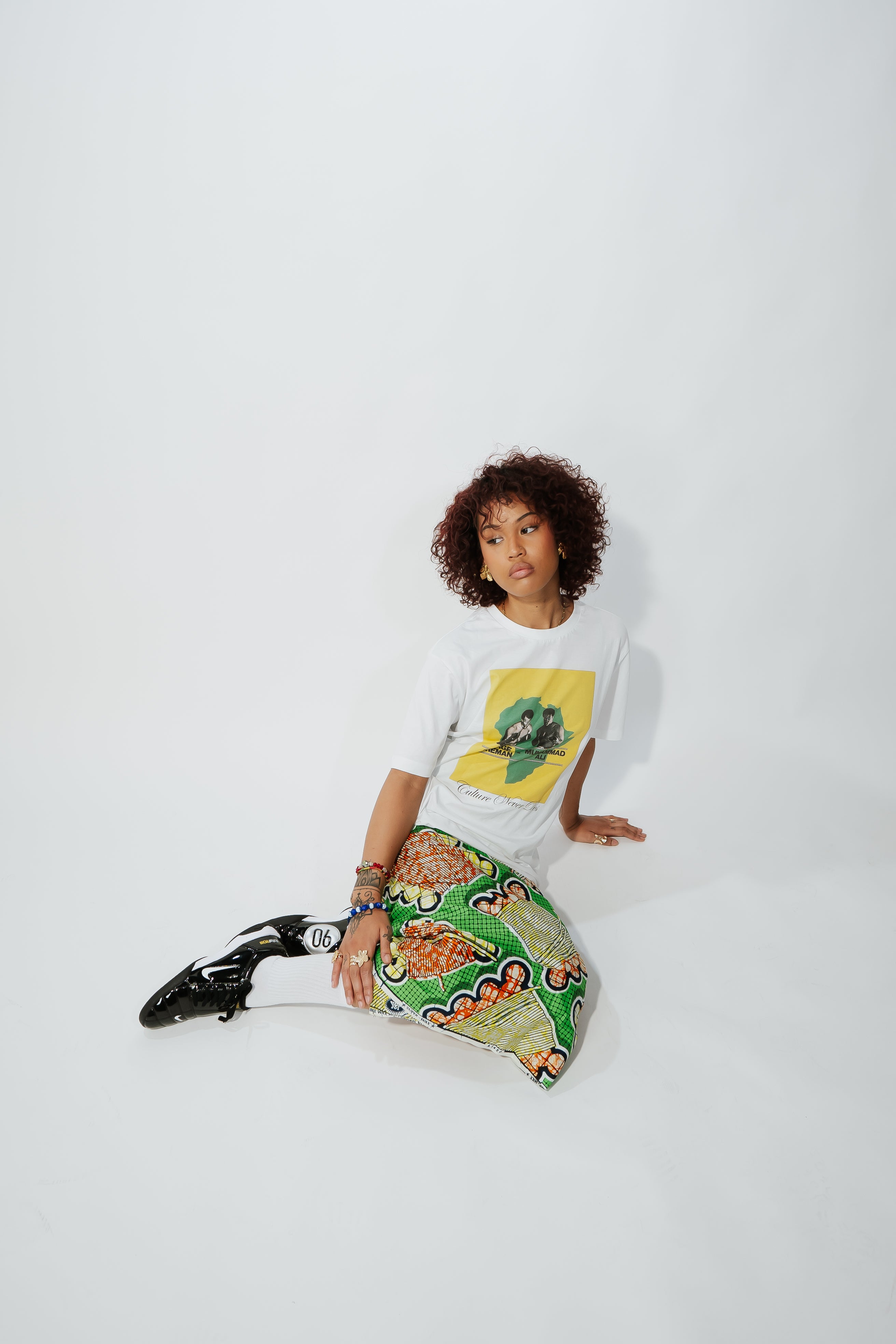 T-shirt Blanc « Rambo in the Jungle »